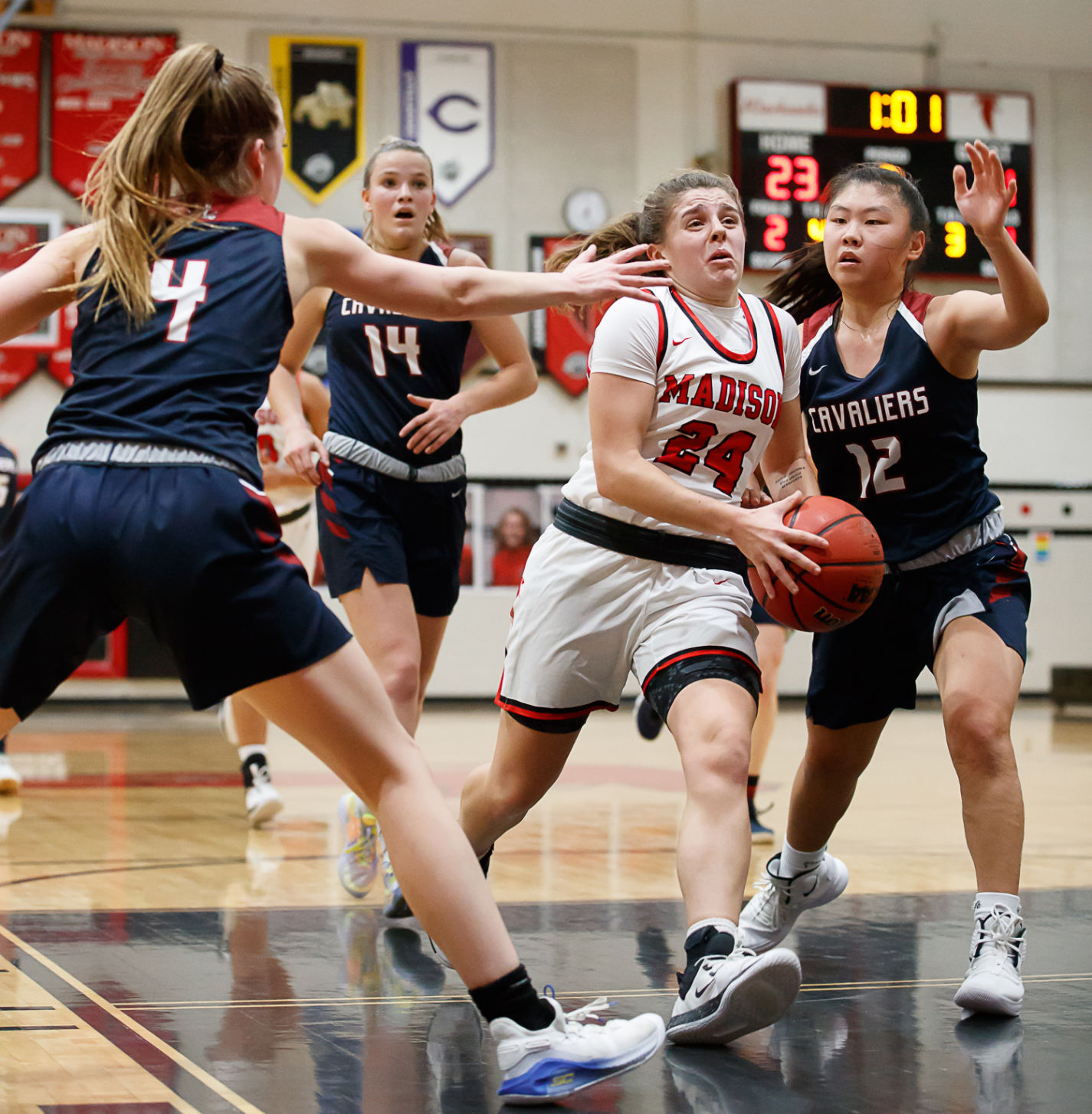 Madison girls basketball 12